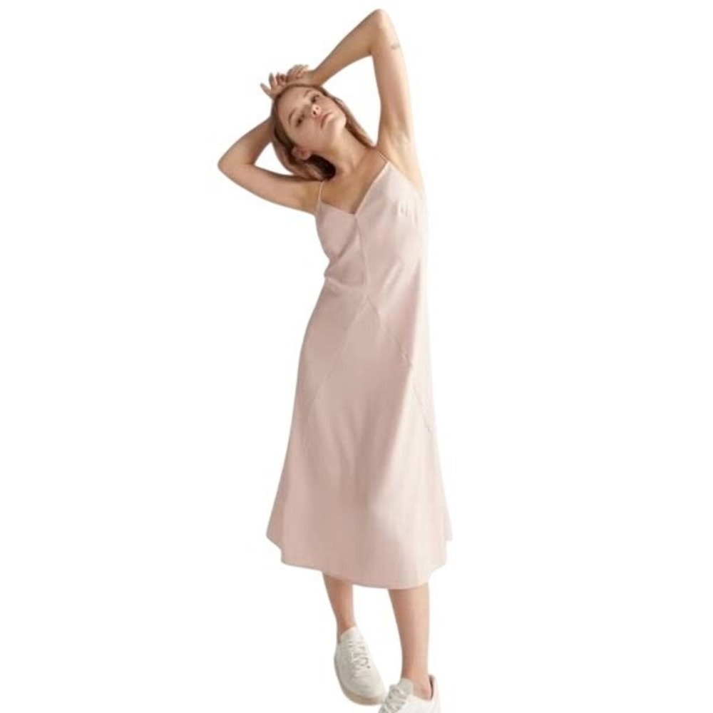 Thakoon NEW A-Line Slip Strap Dress‎ in Blush Pink Size 2 MSRP $225
